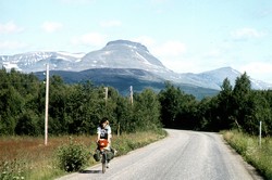 cycling in the north of Norway