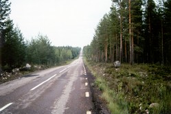 road in the south of sweden