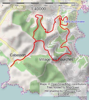 Cte d'Azur - Radtour nach Cabasson