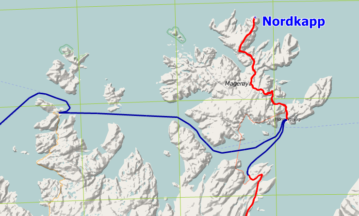 EU-DEM Daten in Nordnorwegen