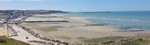 Wallonie 2026, Blick auf den Strand von Wimereux von Norden