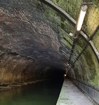Wallonie 2026, Blick in den Tunnel des Canal du Nord bei la Panneterie