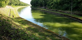 Wallonie 2026, Sackgasse f�r Fahrr�der am Tunnel des Canal du Nord