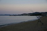 Le Lavandou, Angeln am Abend