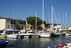 Cte d'Azur - Port Grimaud, Blick auf Saint Tropez