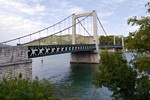 Tournon, Hängebrücke