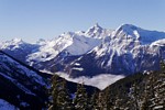 Flaine, Panorama bei Vernant