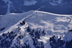 La Clusaz, Blick vom Col de Balme auf Torraz