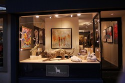 Megve - Galerien in der Altstadt