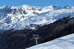 Hochgurgl, vom Skigebiet Obergurgl aus gesehen