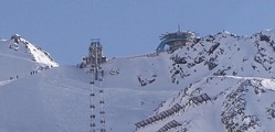 Hochgurgl, Skigebiet ber dem tztal, Blick vom Wurmkogl