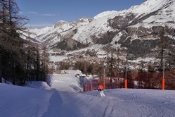 Serre Chevalier, le Montier les Bains, Talfahrt