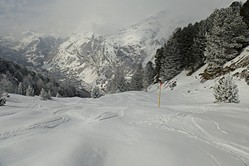 Zermatt, Skiroute Arbzug