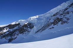 Zermatt, Landeplatz am Monte Rosa